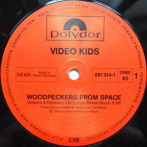 Video Kids – Woodpeckers From Space (NM, FUNDA VG+)
