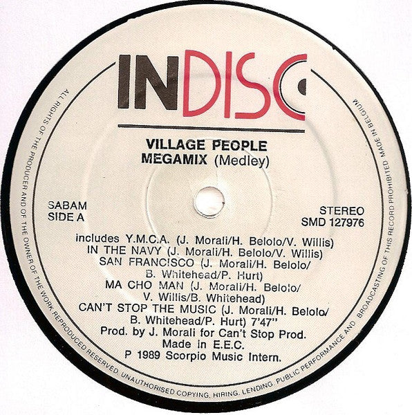 Village People – Megamix (EX, FUNDA VG+) BOX32