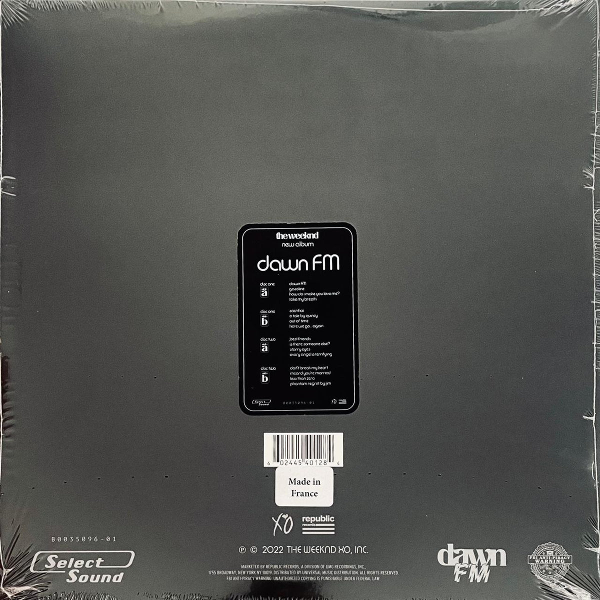 The Weeknd – Dawn FM / VINILO DOBLE (NUEVO, SELLADO)