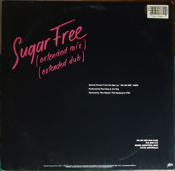 Wa Wa Nee – Sugar Free (Extended Mix) (EX, FUNDA VG+) BOX6