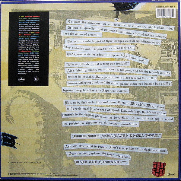 Was (Not Was) – Walk The Dinosaur (VG+) BOX25