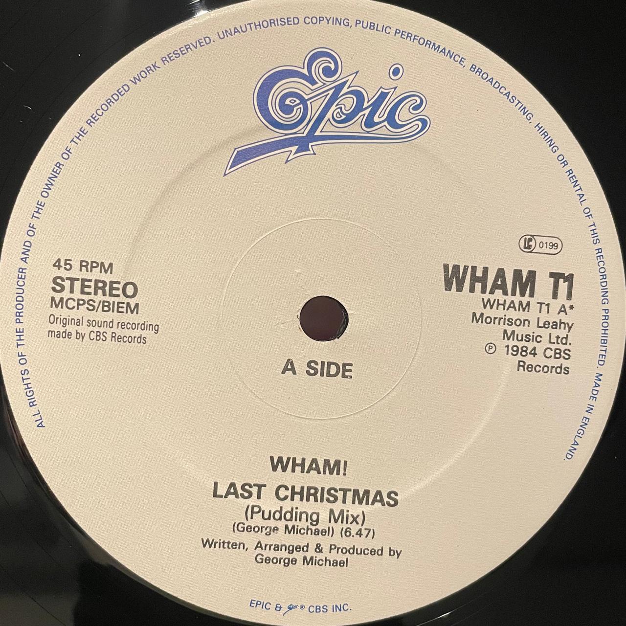 Wham! – Last Christmas (Christmas 85) (NM, FUNDA EX)