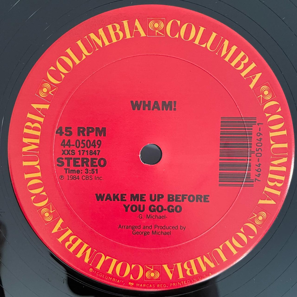 Wham! – Wake Me Up Before You Go-Go (NM, FUNDA VG+) BOX30