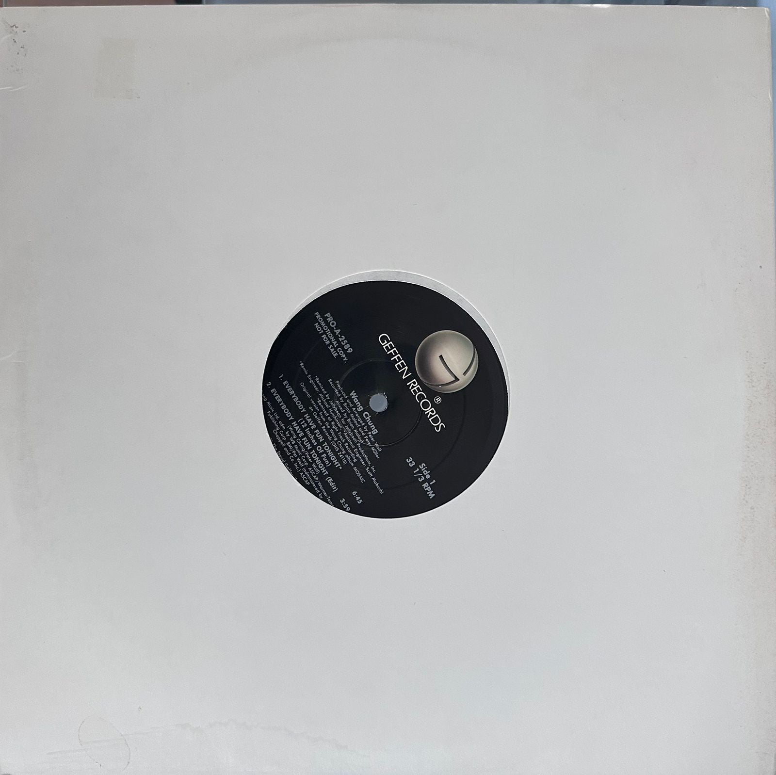 Wang Chung – Everybody Have Fun Tonight / Promo (NM, FUNDA GENÉRICA) BOX16