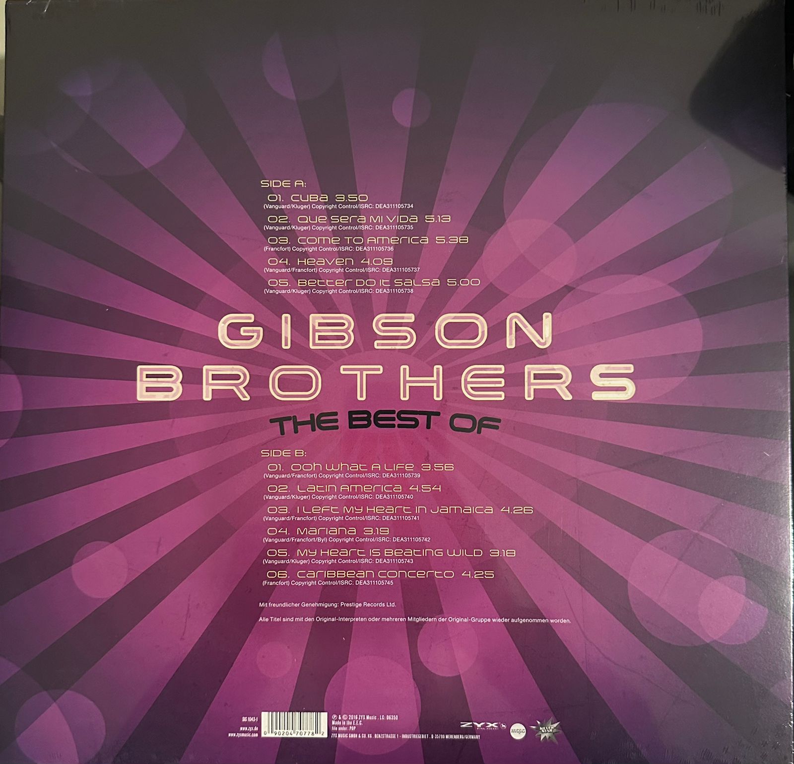 Gibson Brothers – The Best Of (NUEVO, SELLADO) BOXV24