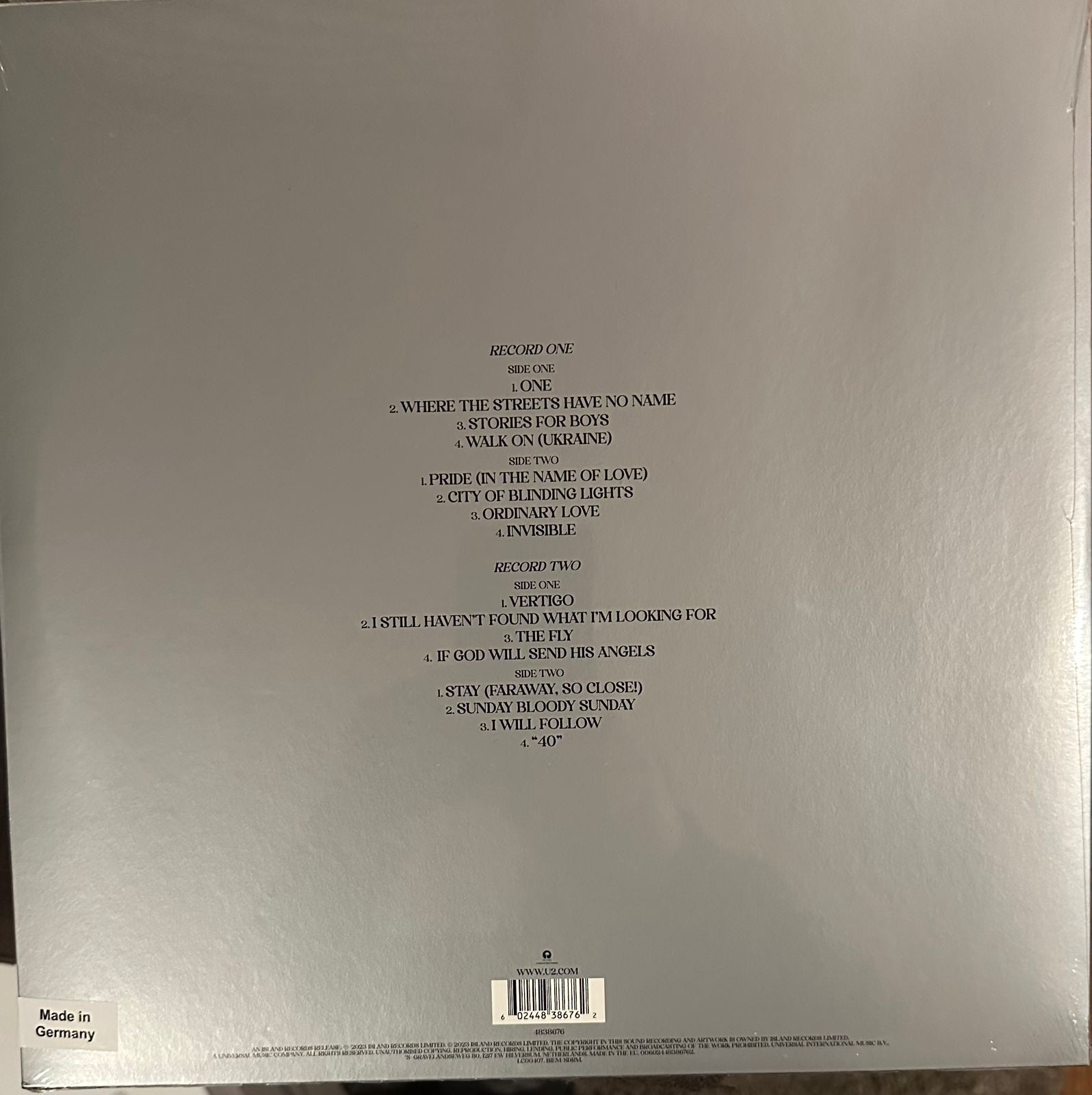 U2 – Songs Of Surrender / DISCO DOBLE (NUEVO, SELLADO) BOXV28