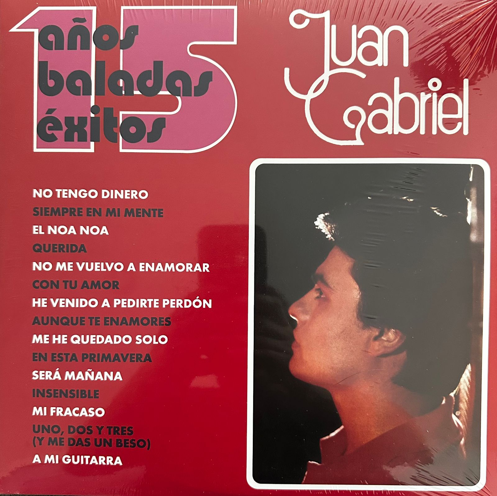 Juan Gabriel – 15 Años Baladas Exitos / DISCO DOBLE (NUEVO, SELLADO= BOXV31