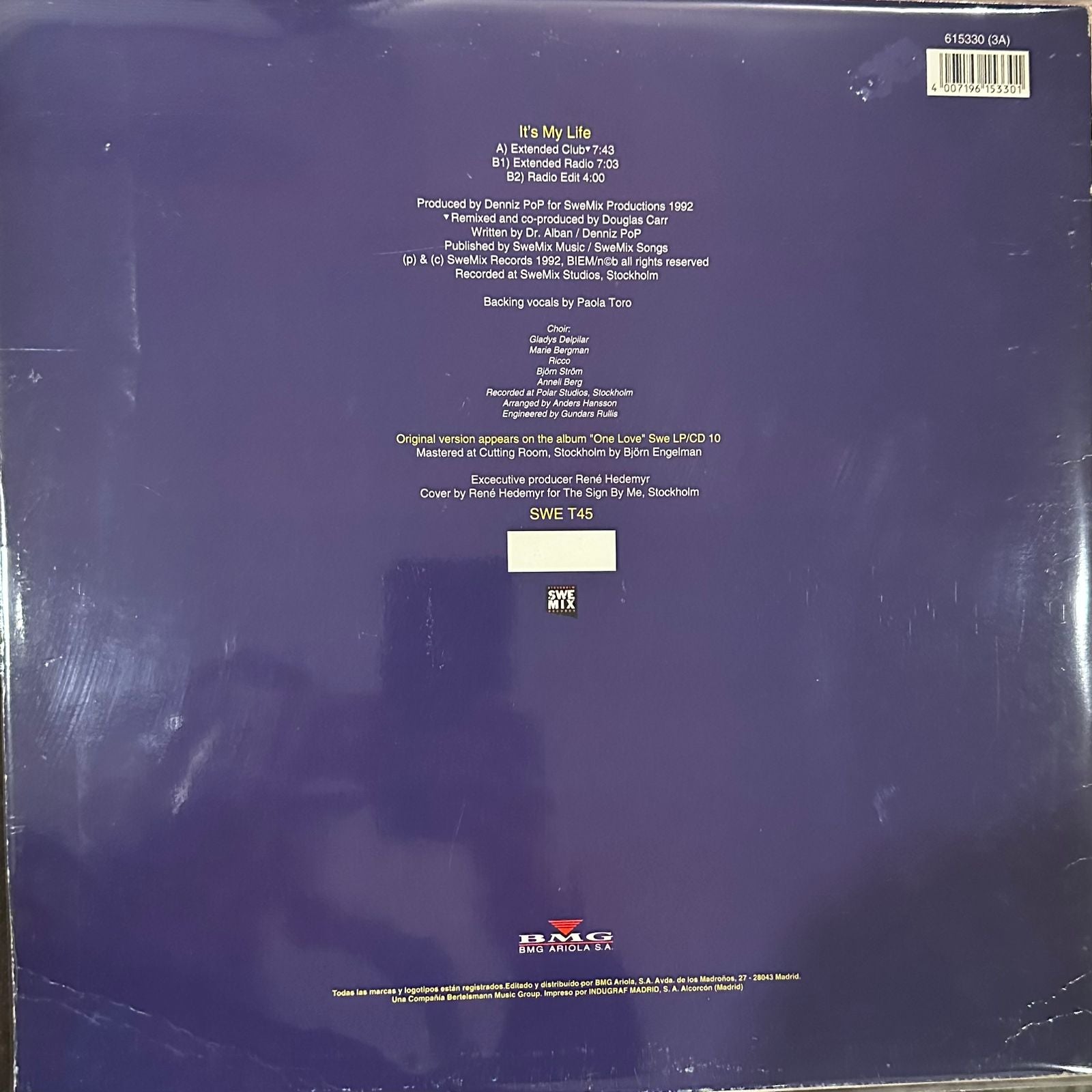 Dr. Alban – It's My Life (NM) BOX12