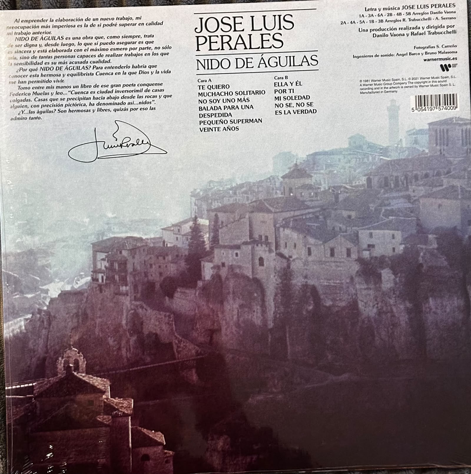 Jose Luis Perales – Nido De Águilas (NUEVO, SELLADO) BOXV28