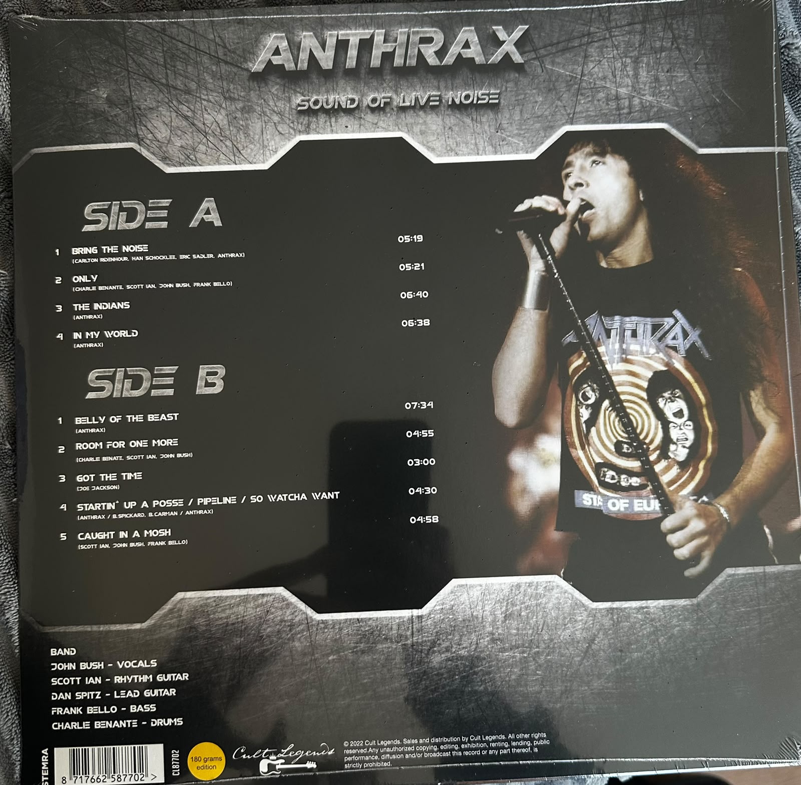 Anthrax – Sound Of Live Noise (NUEVO, SELLADO) BOX29