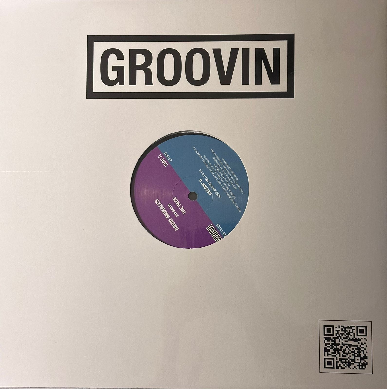 DAVID MORALES presents THE FACE NEEDIN' U (MINT, NUEVO NO SELLADO) BOX4