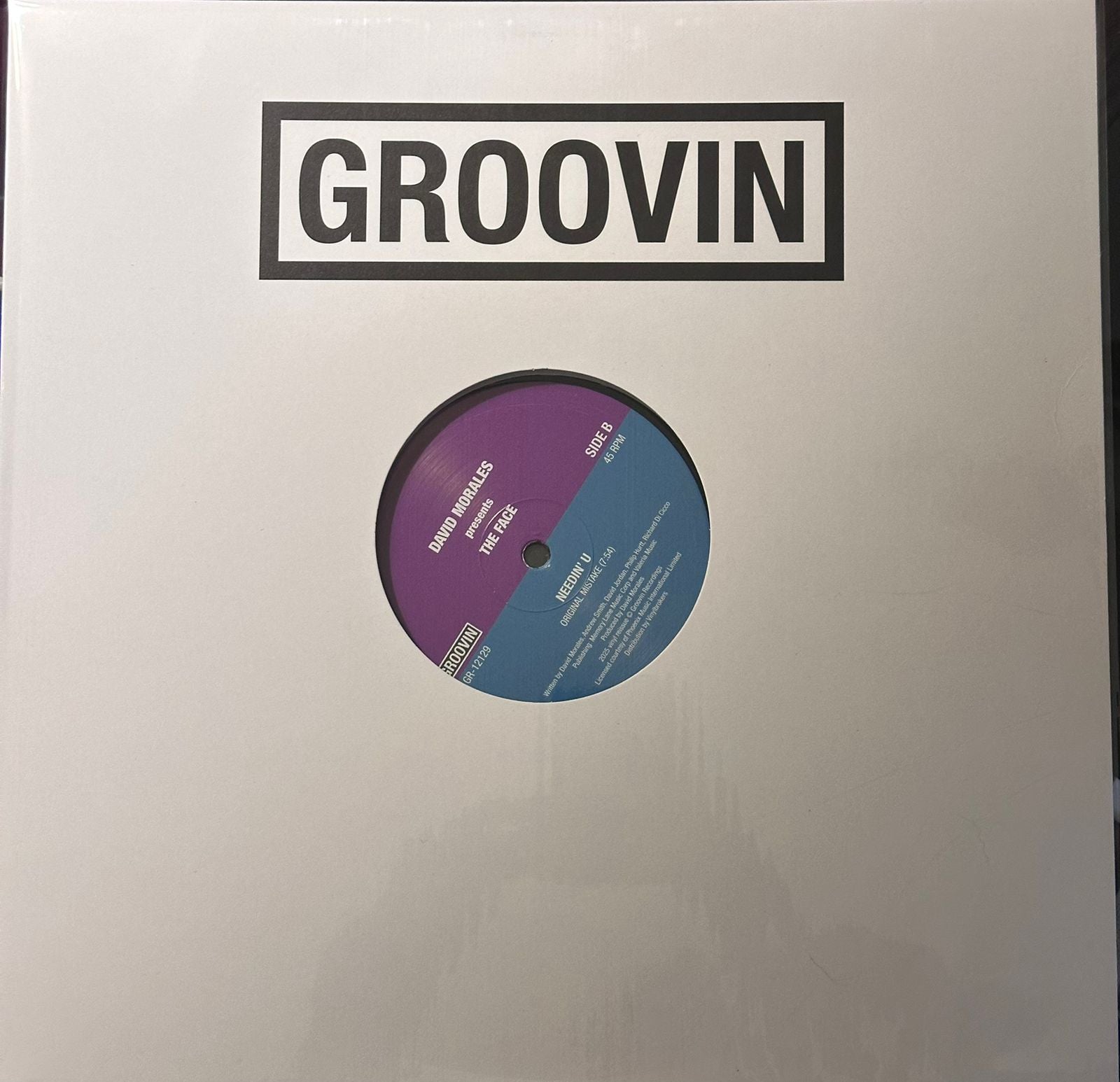 DAVID MORALES presents THE FACE NEEDIN' U (MINT, NUEVO NO SELLADO) BOX4