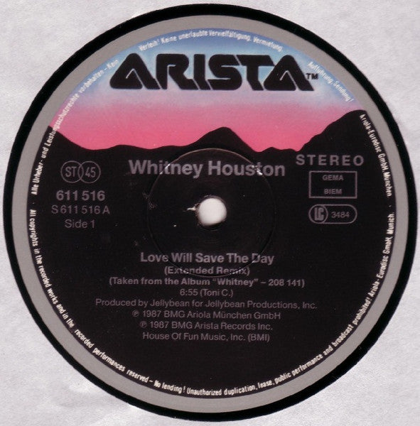 Whitney Houston – Love Will Save The Day (Extended Remix) (VG+) BOX33