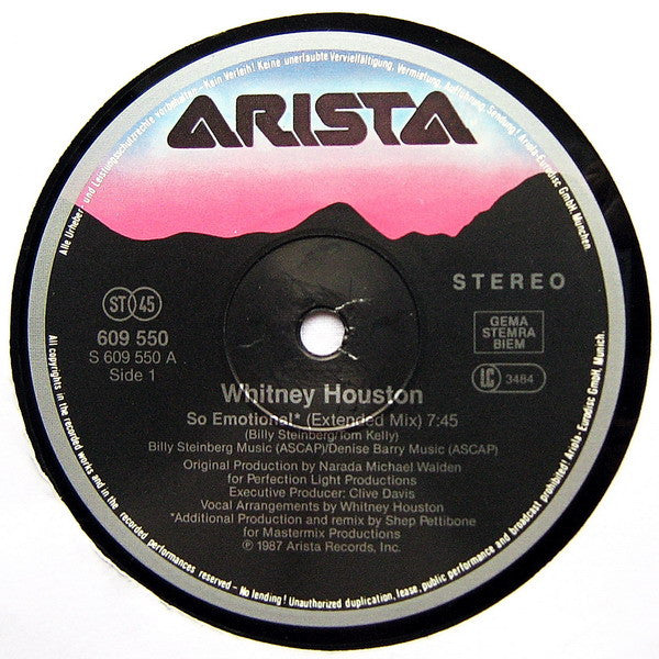 Whitney – So Emotional (EX, FUNDA VG+) BOX2