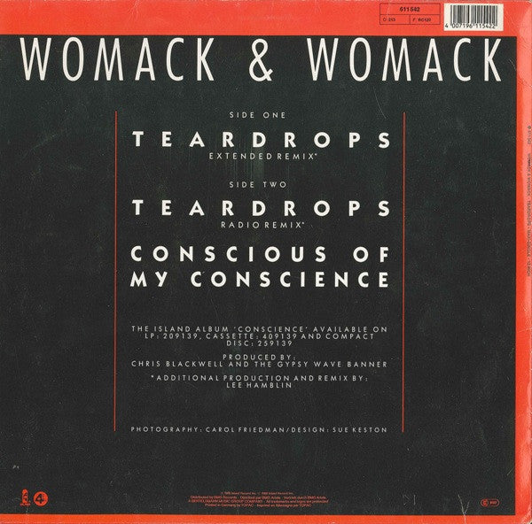 Womack & Womack – Teardrops (NM) BOX27