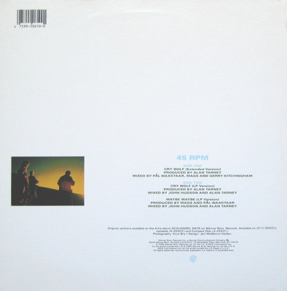 a-ha – Cry Wolf (NM, FUNDA VG+) BOX23