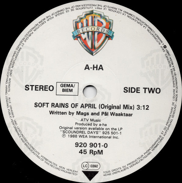 a-ha – Stay On These Roads (Extended Remix) (NM, FUNDA VG+) BOX30