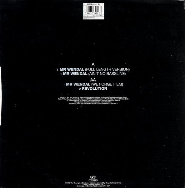 Arrested Development – Mr. Wendal (NM, FUNDA VG+) BOX7
