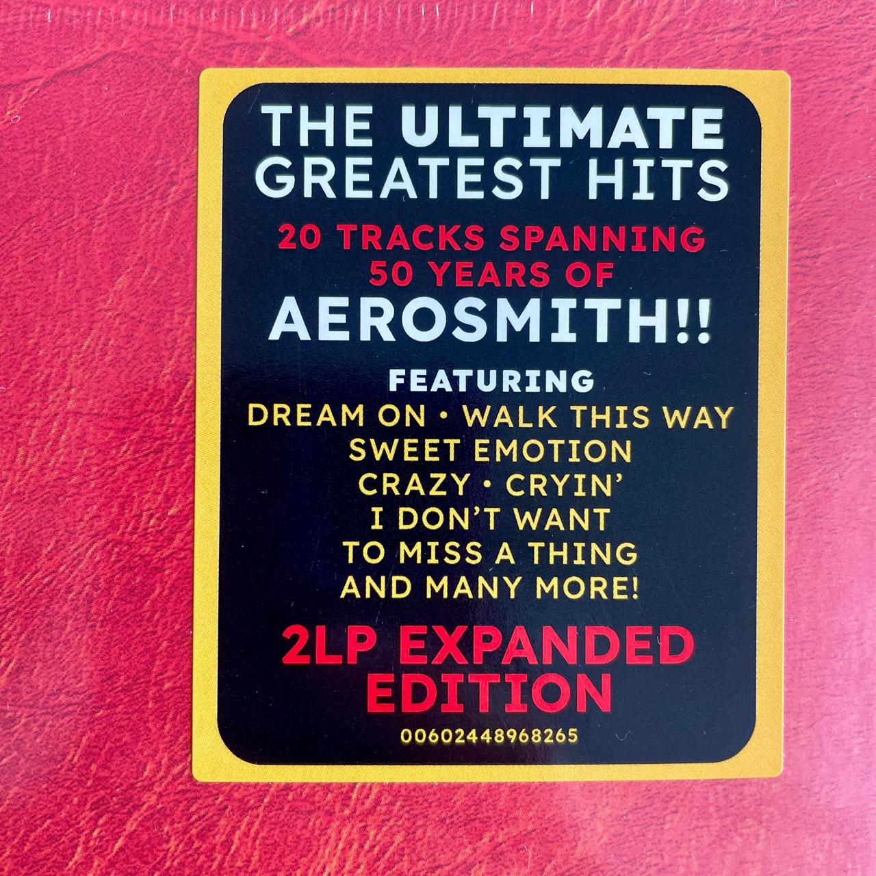 Aerosmith – Greatest Hits - 50 Years Of / DISCO DOBLE (NUEVO, SELLADO) BOXV42