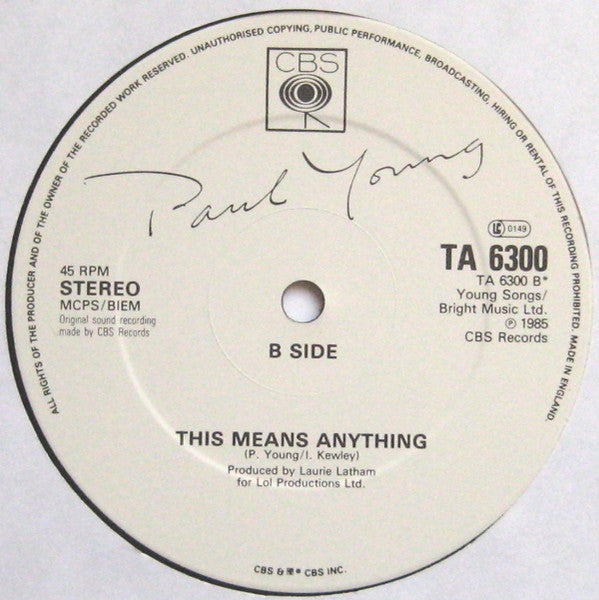 Paul Young – Every Time You Go Away (Extended Remix Version) (NM)
