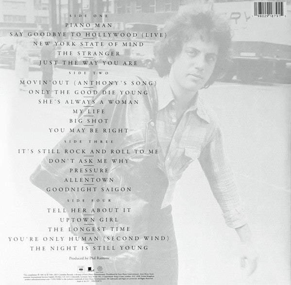 Billy Joel – Greatest Hits Volume I & Volume II / DISCO DOBLE (NUEVO, SELLADO) BOXV16