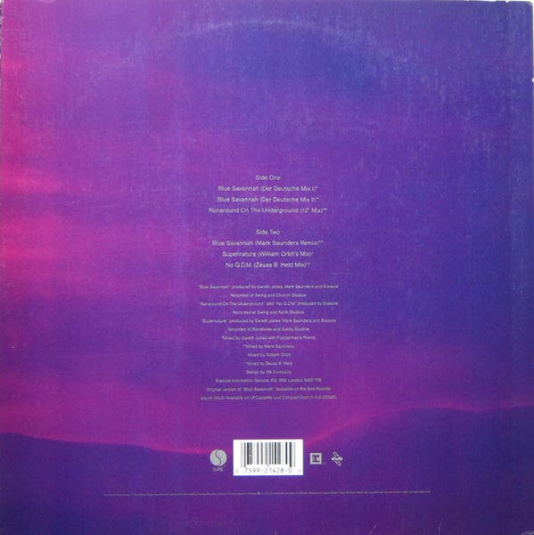 Erasure – Blue Savannah (VG+) BOX12