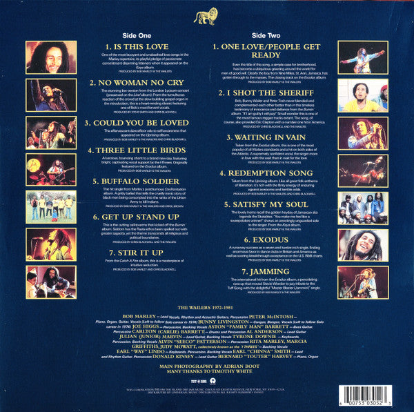 Bob Marley & The Wailers – Legend - The Best Of Bob Marley & The Wailers (NUEVO, SELLADO)