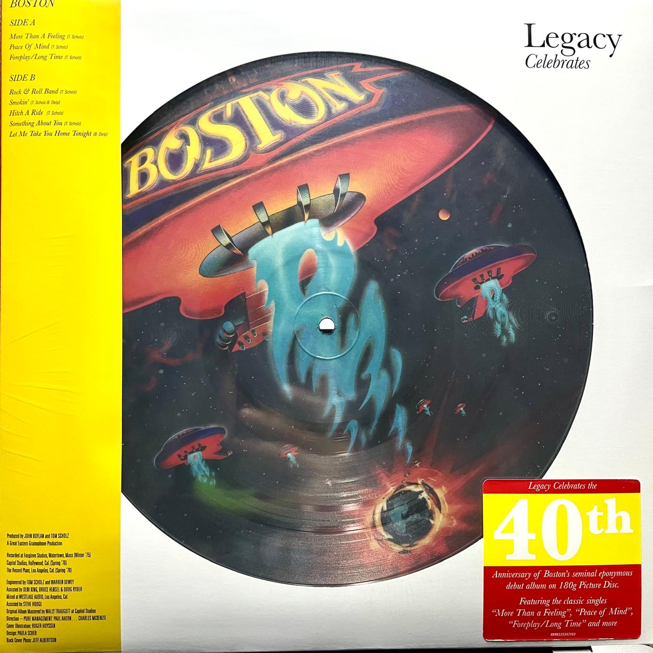 Boston – Boston - 40TH ANNIVERSARY EDITION - (NUEVO, SELLADO) BOXV12