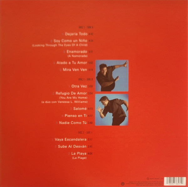 Chayanne – Atado A Tu Amor - Limited Edition, Picture Disc / DISCO DOBLE (NUEVO, SELLADO) BOXV21