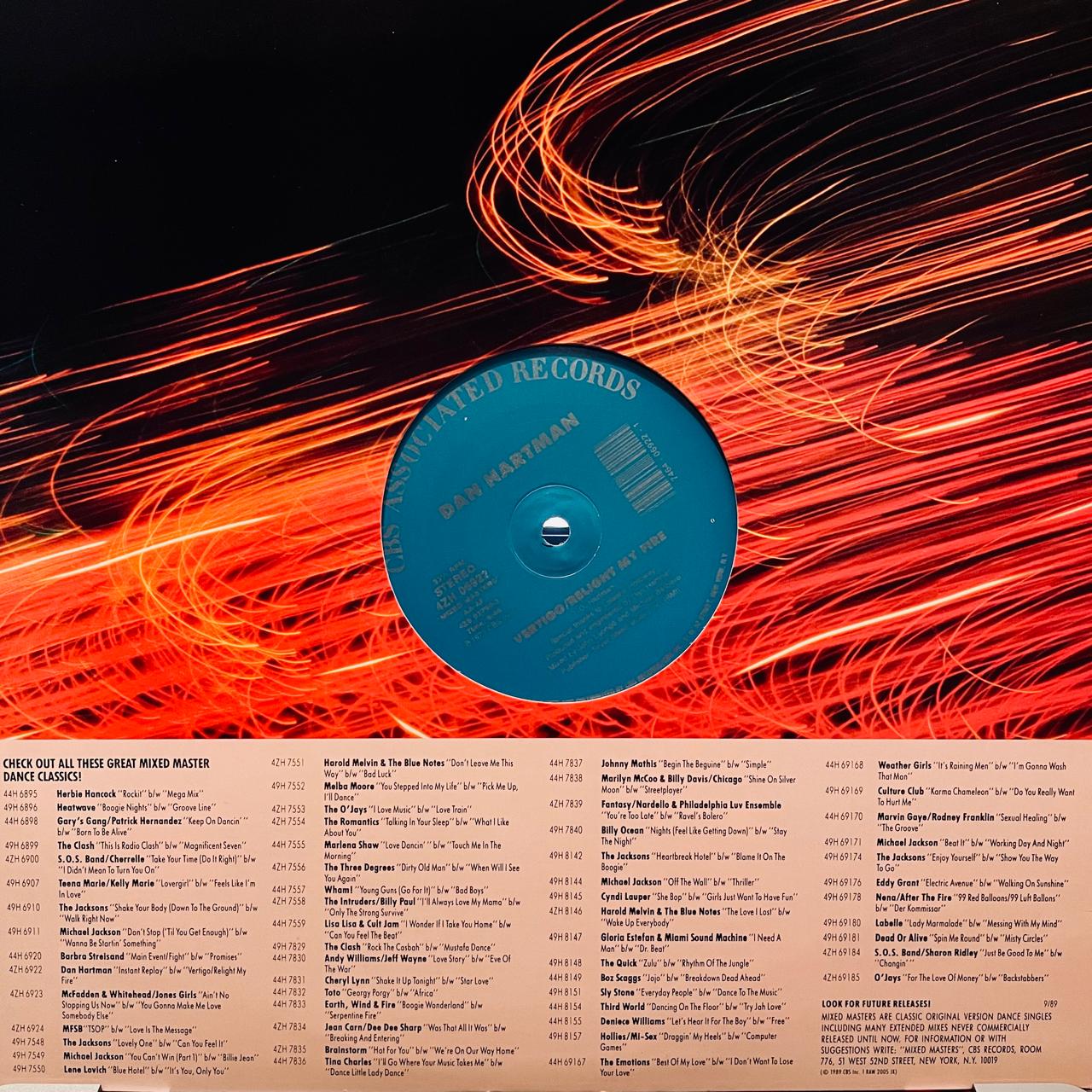Dan Hartman – Instant Replay / Vertigo/Relight My Fire (NM) BOX18
