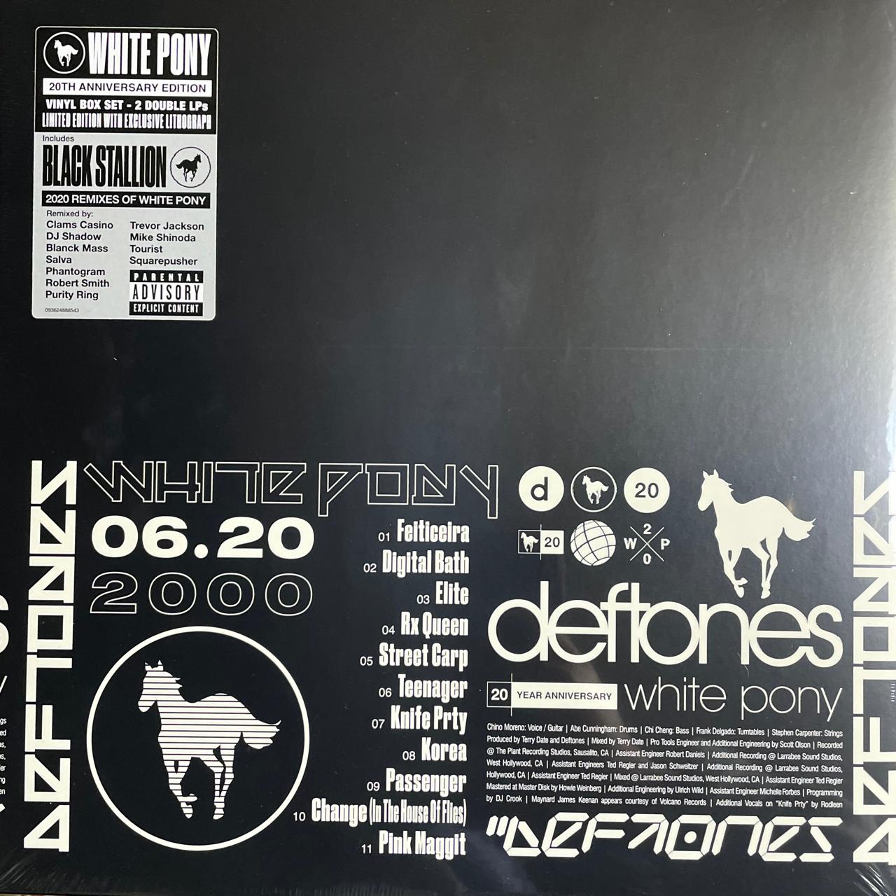 Deftones – White Pony - 20TH ANNIVERSARY EDITION / DISCO CUADRUPLE (NUEVO, SELLADO) BOXV19
