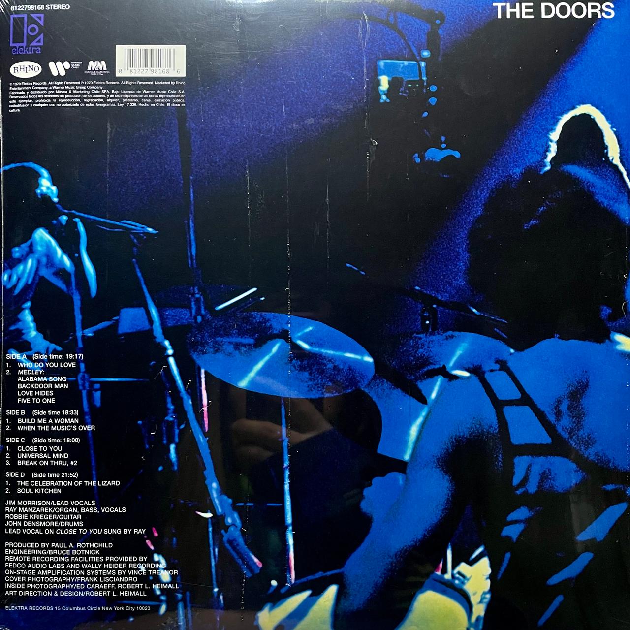 The Doors – Absolutely Live / DISCO DOBLE (NUEVO, SELLADO) BOXV10