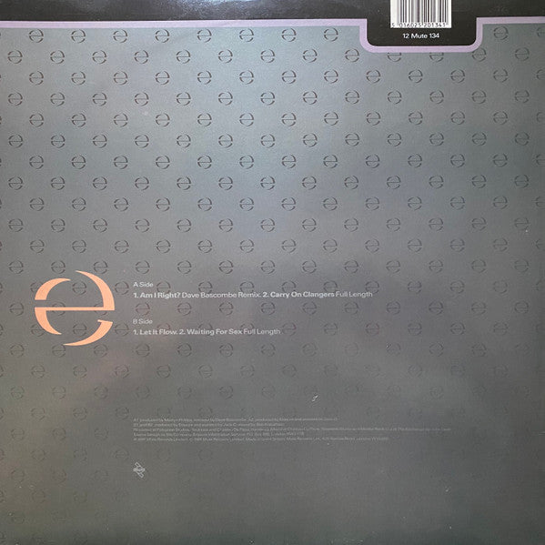 Erasure – Am I Right? (VG+) BOX12