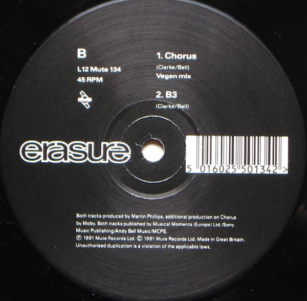 Erasure – Am I Right? (VG+, FUNDA EX) BOX12