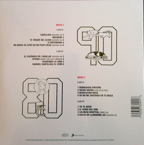 Los Fabulosos Cadillacs – Vasos Vacíos / DISCO DOBLE (NUEVO, SELLADO) BOXV23
