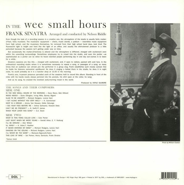 Frank Sinatra – In The Wee Small Hours (NUEVO, SELLADO) BOXV13