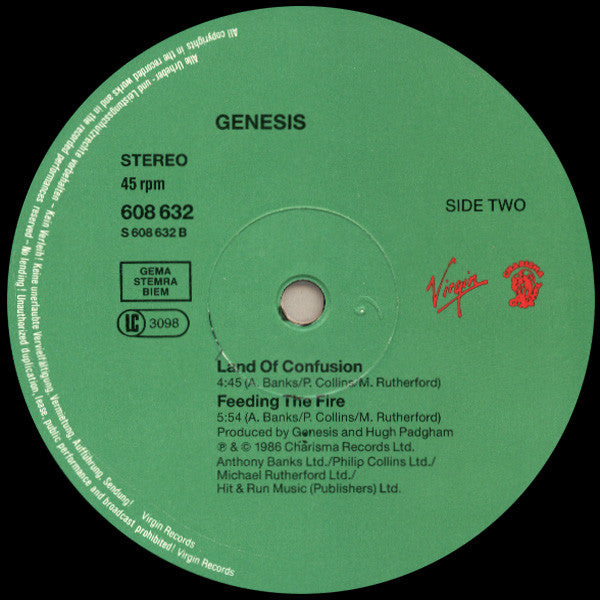 Genesis – Land Of Confusion (VG+) BOX12