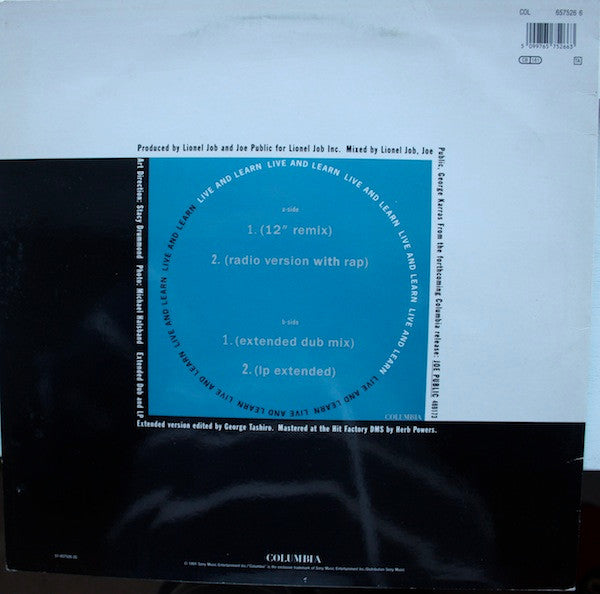 Joe Public – Live And Learn (EX) BOX6