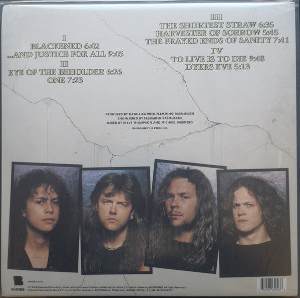 Metallica – ...And Justice For All / DISCO DOBLE (NUEVO, SELLADO) BOXV1