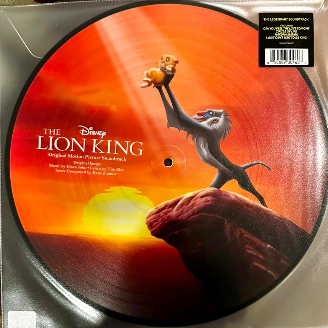Various – The Lion King (Original Motion Picture Soundtrack) / PICTURE DISC (NUEVO, SELLADO) BOXV50