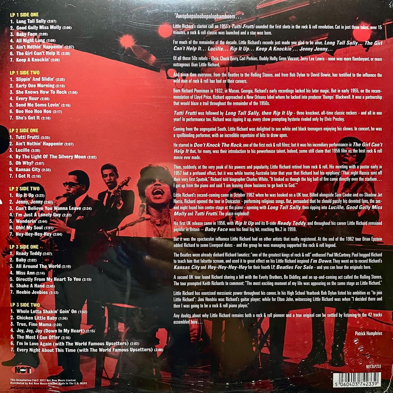 Little Richard – The Definitive Collection / DISCO TRIPLE (NUEVO, SELLADO) BOXV17