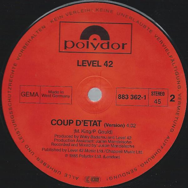 Level 42 – Something About You (Sisa Mix) (NM, FUNDA EX) BOX36