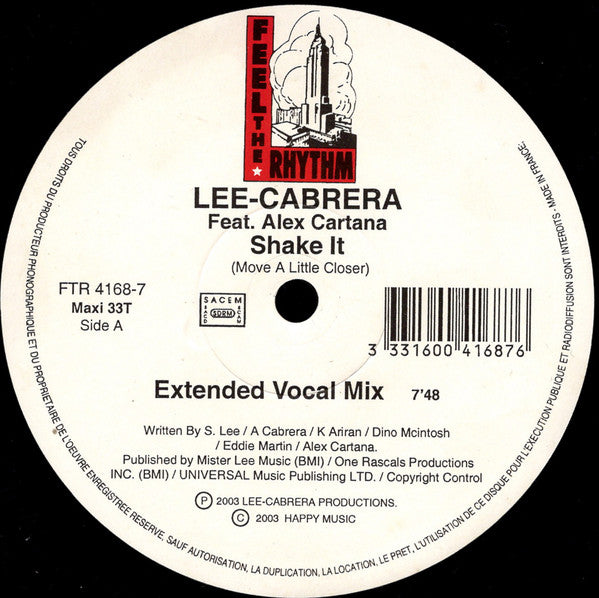 Lee-Cabrera – Shake It (NM, EX) BOX7