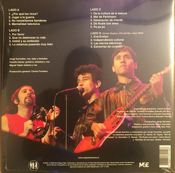 Los Prisioneros – Estadio Nacional Volumen 2 / DISCO DOBLE (NUEVO, SELLADO)