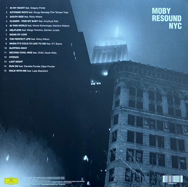 Moby – Resound NYC / DISCO DOBLE (NUEVO, SELLADO) BOXV14