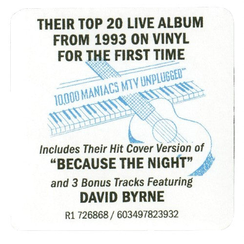 10,000 Maniacs – MTV Unplugged / DISCO DOBLE (NUEVO, SELLADO) BOXV21