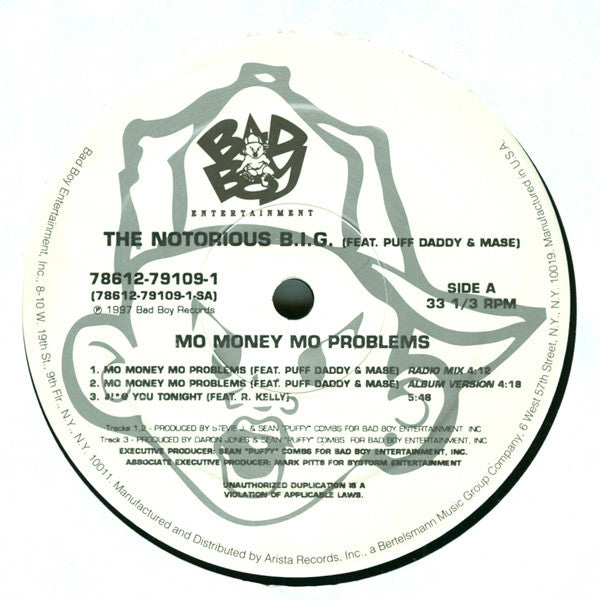 The Notorious B.I.G. Featuring Puff Daddy & Mase – Mo Money Mo Problems (NM, FUNDA VG+) BOX6