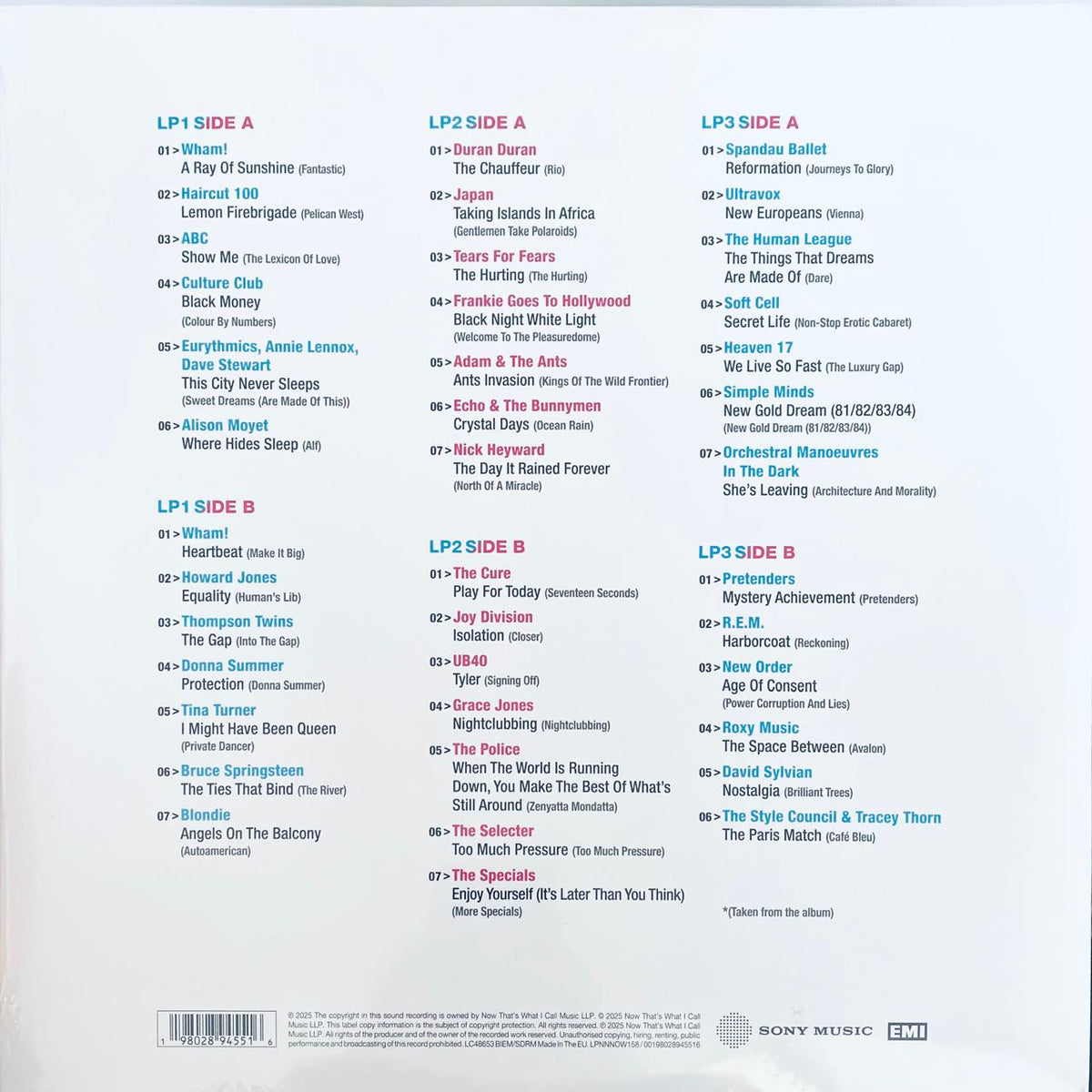 Various – Now That's What I Call An Era: The Albums 1980 > 1984 (Essential Tracks From Iconic Albums) / DISCO TRIPLE (NUEVO, SELLADO)