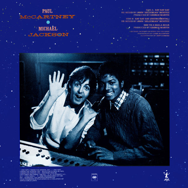 Paul McCartney And Michael Jackson – Say Say Say (NM) BOX11