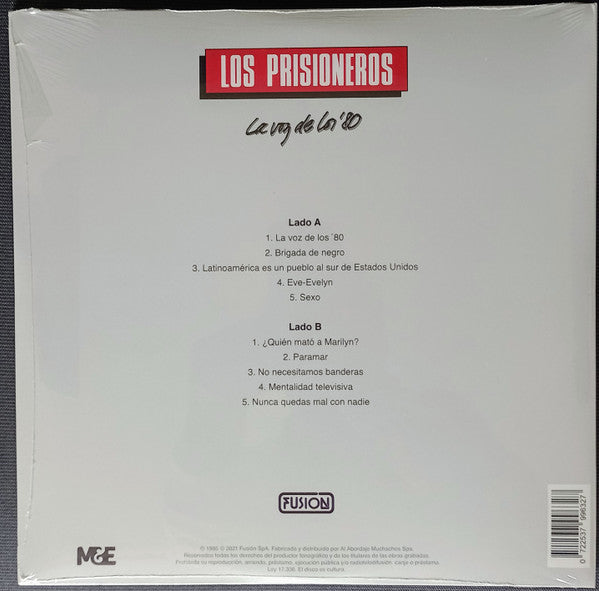 Los Prisioneros – La Voz De Los '80 (NUEVO, SELLADO) BOXV55